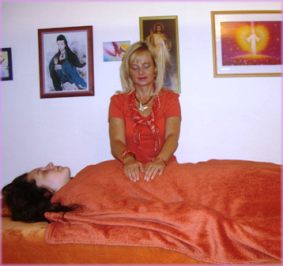 Angelika Mehlasha praktiziert Reiki